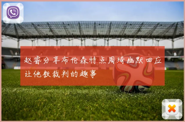 赵睿分享布伦森特点周琦幽默回应让他教裁判的趣事